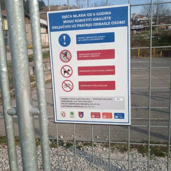 Postavljene info table na dječjim i sportskim igralištima na području općine Ilijaš